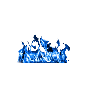 蓝色火焰特效psd素材
