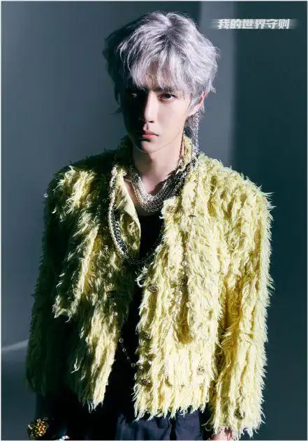 王一博肖战也太撩了银发时尚大片get到你了吗有翡太好看了