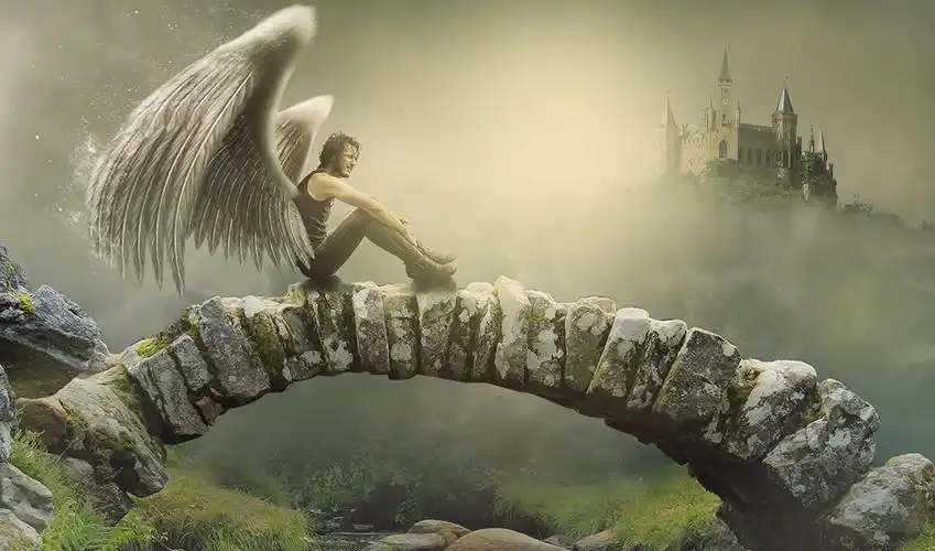 ps堕落天使场景合成海报制作视频教程