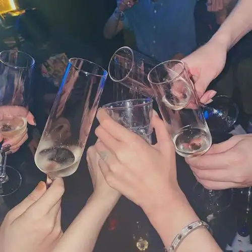 顶流网红聚会周扬青雪莉彻夜蹦迪众人唱k喝酒狂欢