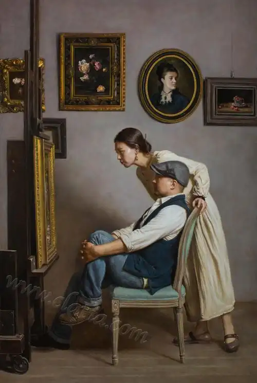 《画家和妻子》