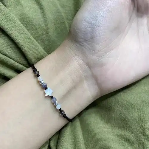 2024新款星星串珠编织手链ins小众精致高级感简约气质手绳女礼物