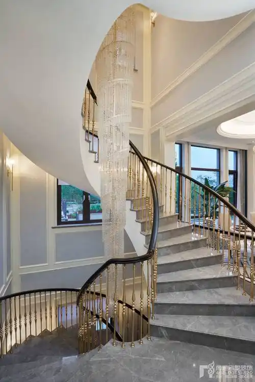 香格里拉太璞苑600方轻奢风格毛坯别墅装修实景_案例_杭州尚层装饰