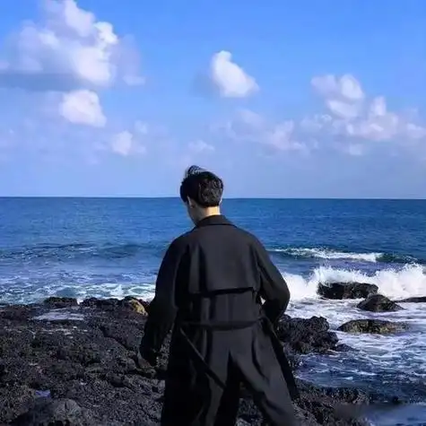 男头像帅气背影染发 男生头像图片大全 -【爱个性】