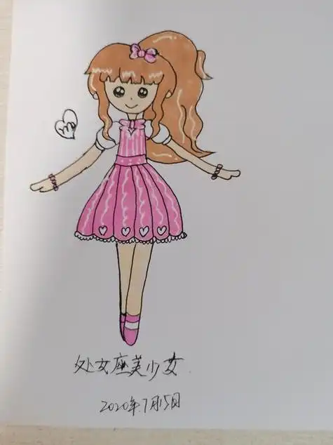 12星座简笔画12星座娃娃简笔画教程十二星座简笔画女生版.