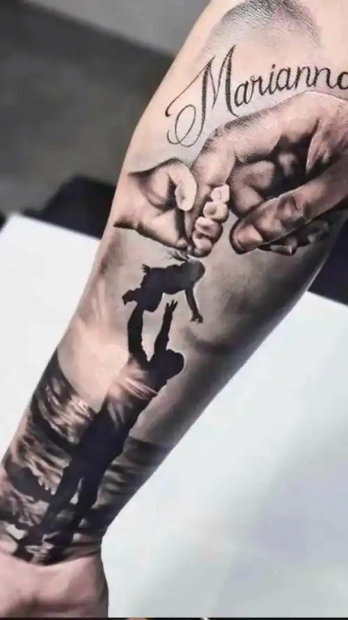 家庭,亲情主题纹身手稿 纹身图案会过时  家庭与爱不会 #纹 - 抖音