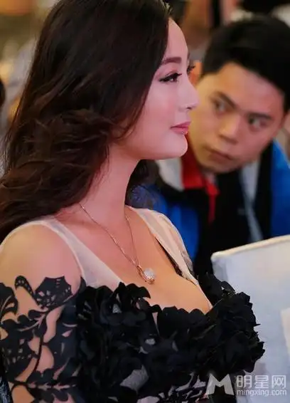 王李丹妮性感爆乳成功抢镜 黑丝透视装的魅