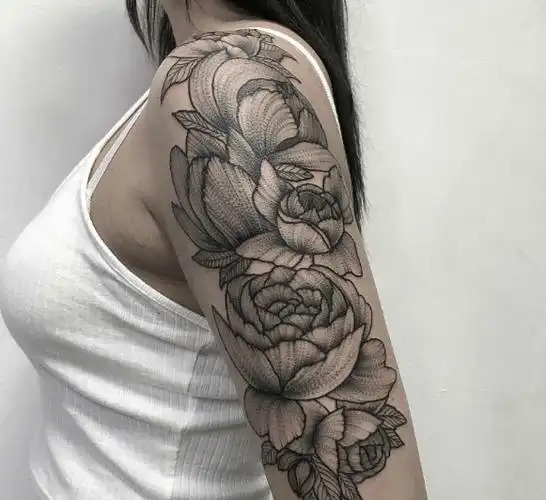 2021时尚花臂 女生花臂图案(1/4)-纹身图片网