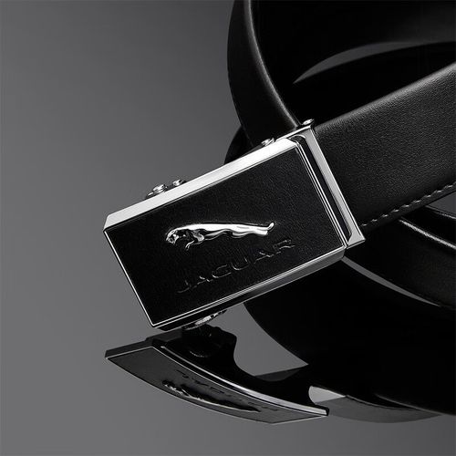 jaguar轻奢男士腰带十大品牌自动扣牛皮商务休闲皮带父亲节礼物实用