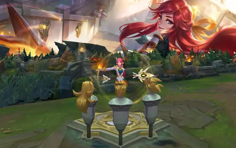 【英雄联盟】至臻 战斗学院 拉克丝 2022典藏版 特效&3d 展示