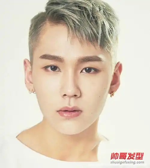 男生染发颜色:闷青色,青木亚麻灰