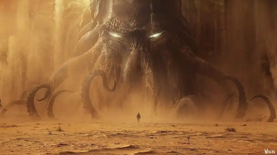 巨大神秘的克苏鲁1152x864分辨率查看