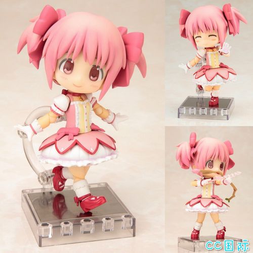 寿屋 cu-poche 魔法少女小圆 鹿目圆香 晓美炎 晓美焰粘土手办