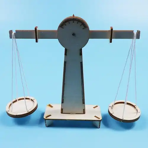 实验材料自制天平称秤 儿童科普玩具diy手工科技小制作小发明