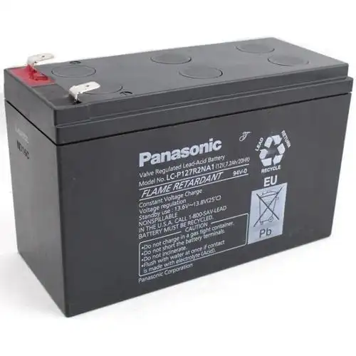 松下蓄电池lc-p127r2 船用直流屏eps风力发电ups太阳能12v7.