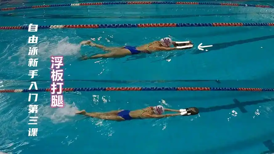 学自由泳新手入门第三课使用浮板练习打腿及常见错误
