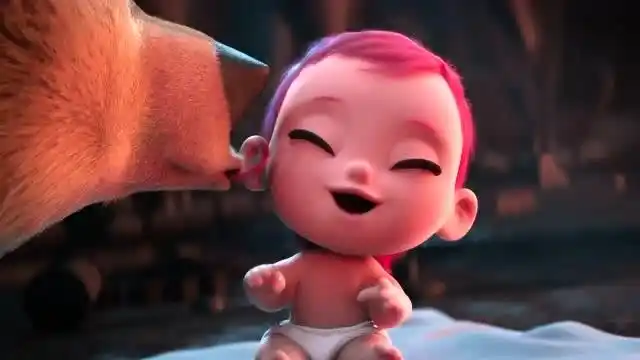 萌宝满天飞:小宝宝太可爱了,连狼群都很喜欢他