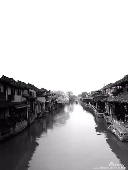 2019.3江南水乡古镇的黑白印象