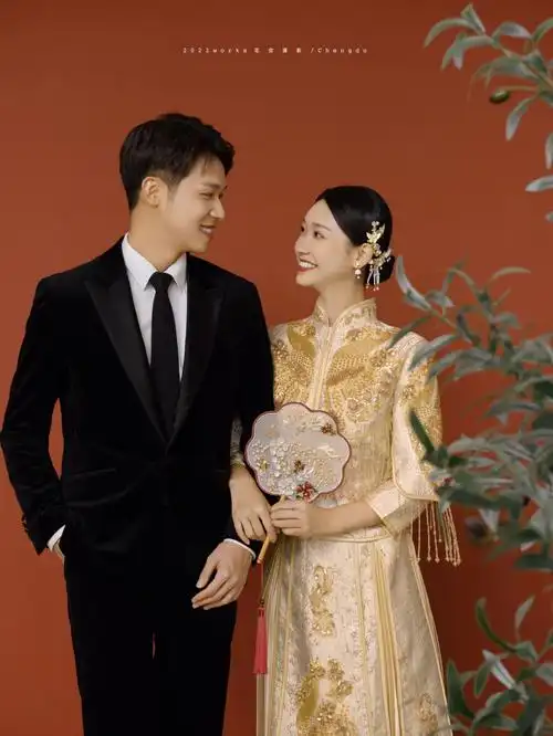 必拍的婚纱照风格78秀禾婚纱照新中式