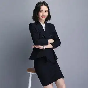 女士正装西服套裙图片