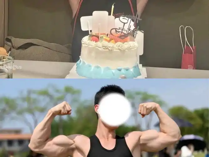 健身一个月和健身六个月对比