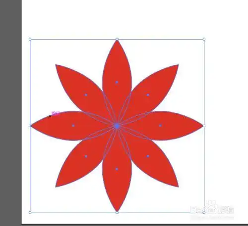 ai绘制多彩花瓣技巧?