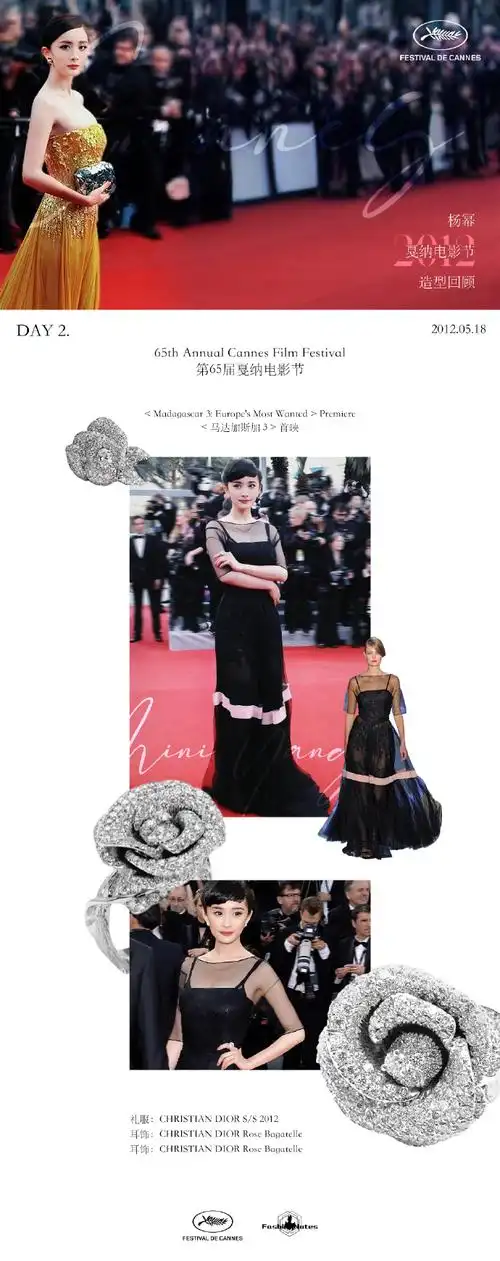 杨幂##杨幂戛纳电影节##杨幂 戛纳##杨幂fashionnotes