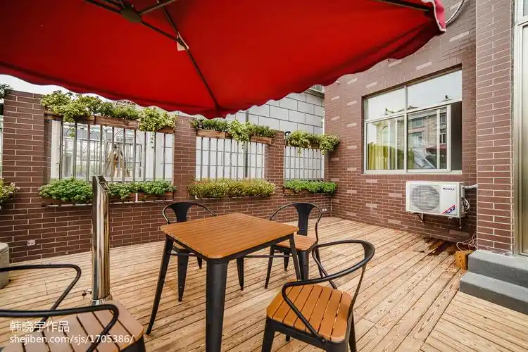 酒店室外休闲区装修 – 设计本装修效果图