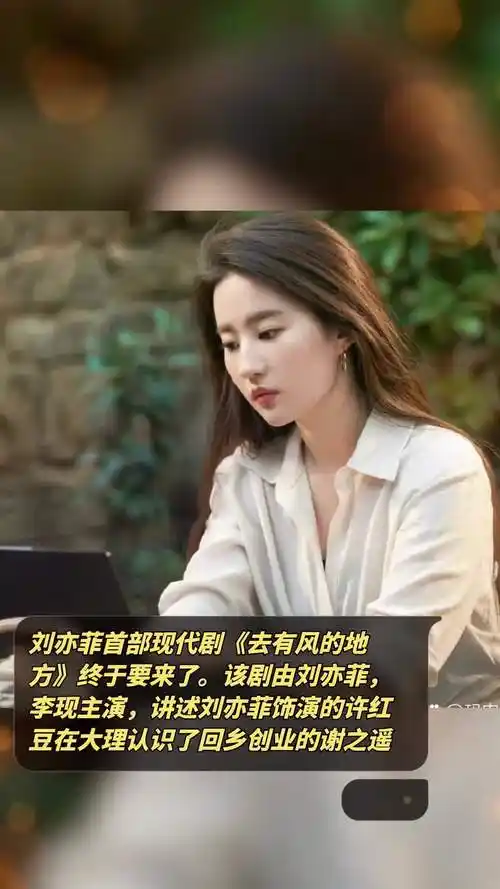 刘亦菲首部现代剧《去有风的地方》终于要来了.