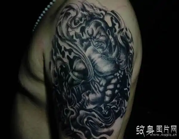 罗刹纹身图案及手稿 印度神话中的凶猛鬼怪