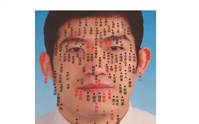 男人面相痣图解大全