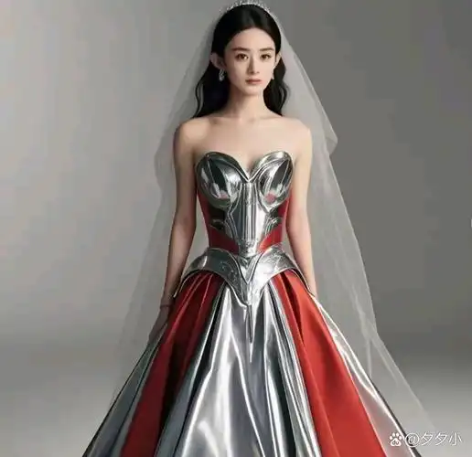 婚纱赵丽颖穿各种婚服的照片赵丽颖女明星婚纱照片大全赵丽颖礼服婚纱