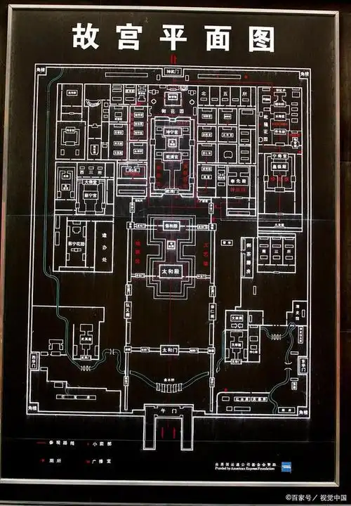 故宫博物院,旧称紫禁城,与法国凡尔赛宫,英国白金汉宫,美国白宫