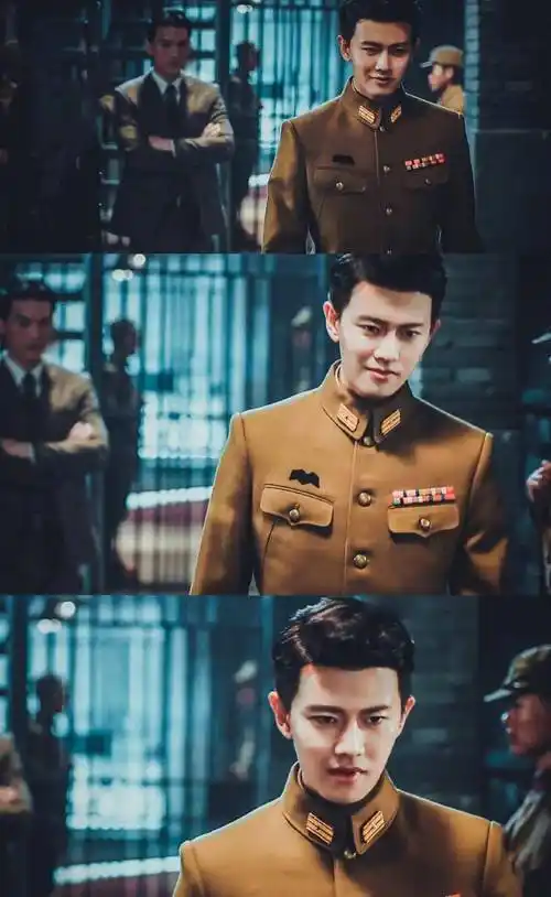 《秋蝉》任嘉伦军装造型帅气,眼神杀太完美了,期待叶冲上线_表演_角色