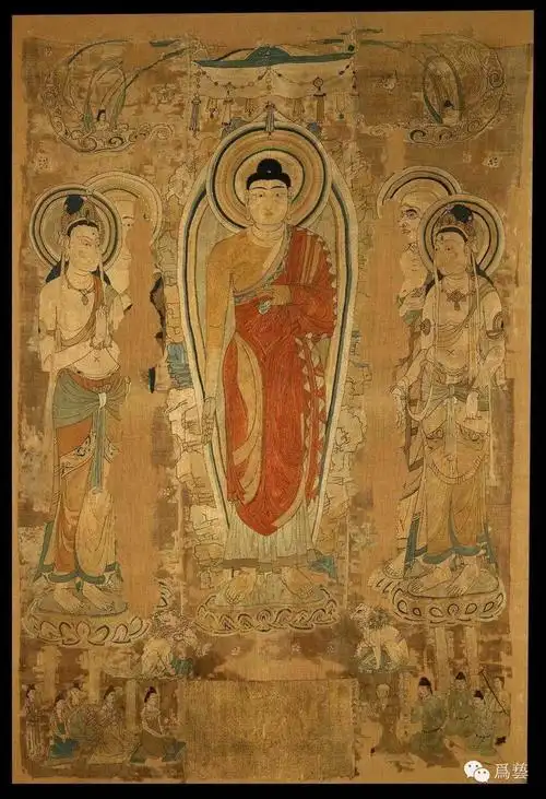 《释迦牟尼佛说法图》(大英博物馆收藏)