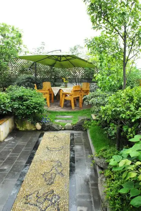 带院子的小别墅院子绿化设计,院子景观设计,别墅院子设计图,能给人的