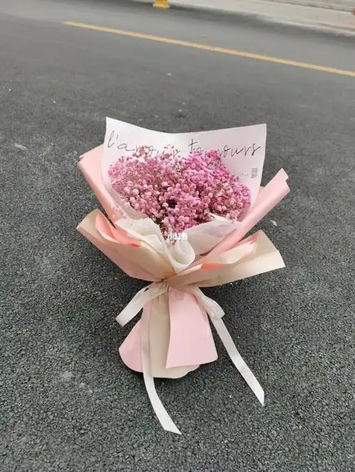 满天星干花花束