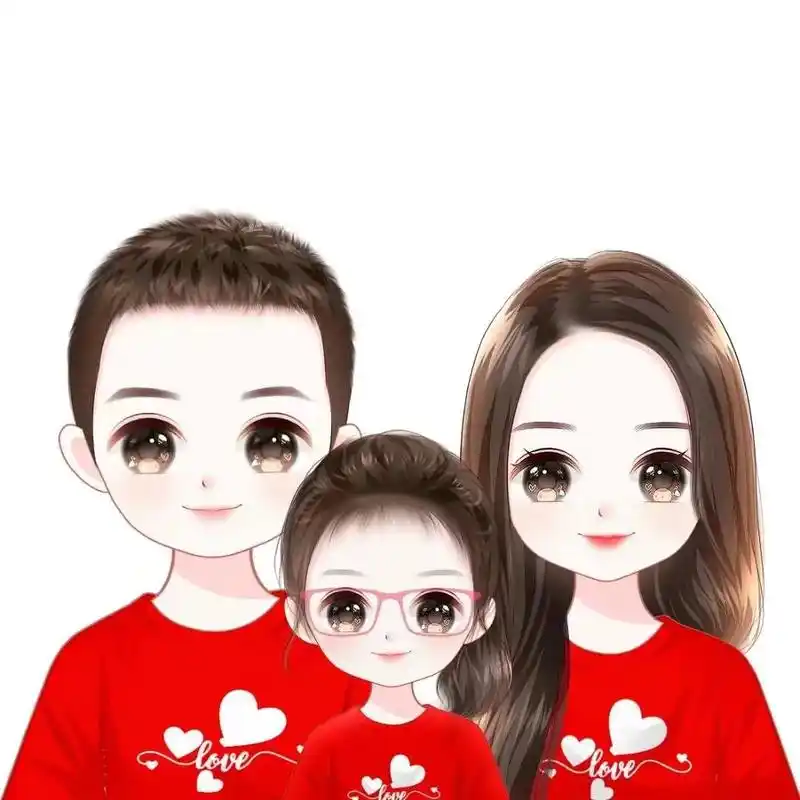 快来看看有你们的全家福吗? 三口之家的,幸福快乐##高清原图 - 抖音