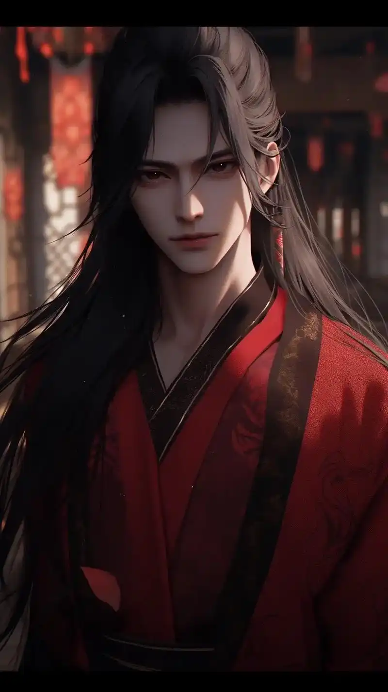 红衣如火映,少年衣袂入眼眶 #小说男主脸 #红衣古装 #邪魅 - 抖音