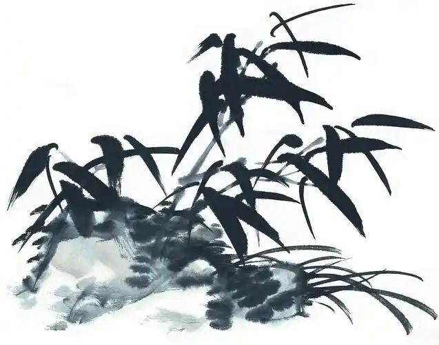 水墨竹子图片竹子绘画水墨画水墨