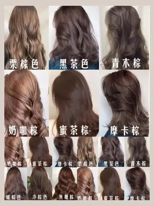 私藏秋冬显白发色棕色调学生党必染发色