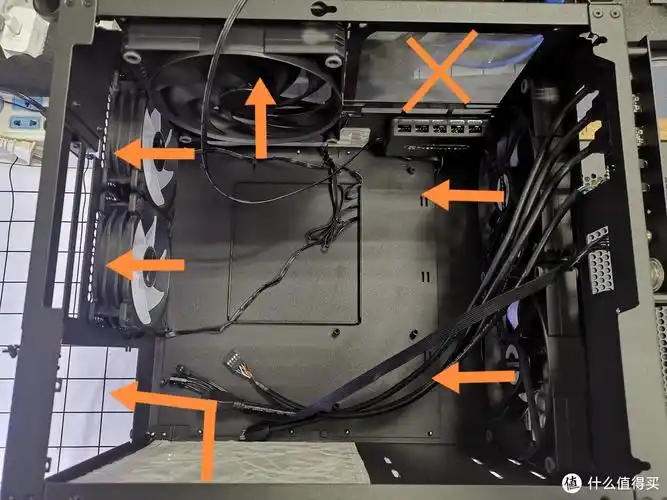 这个机箱风道的设计就比较合理.