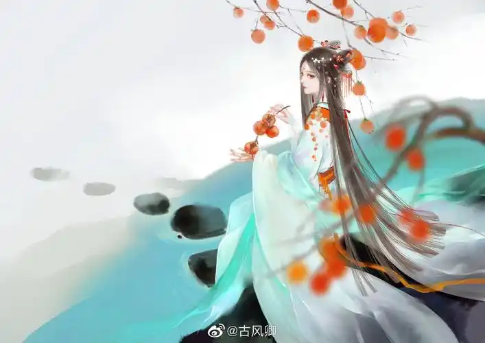 古装女子手绘 - 堆糖,美图壁纸兴趣社区