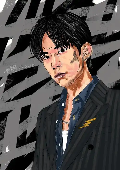 厚涂绘画易烊千玺