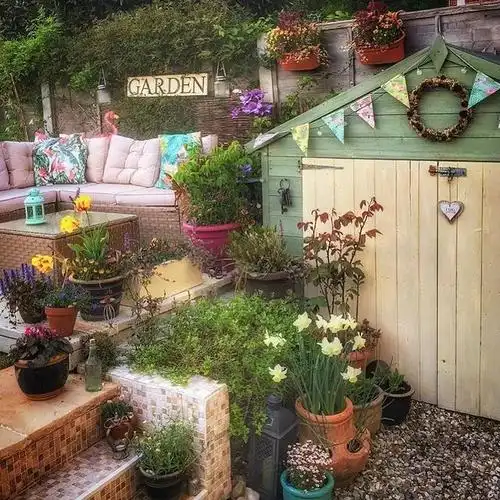 花园空间很小,这样设计,小花园也能变得更漂亮!