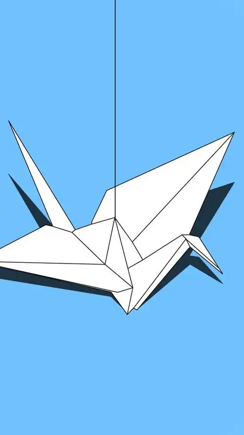 千纸鹤手机壁纸
