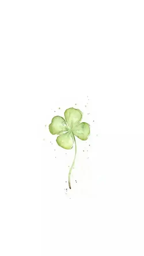 四叶草 手机壁纸 简约