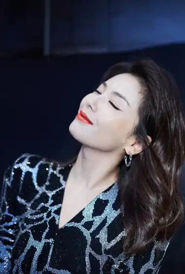 刘涛豹纹亮片裙性感写真图片715