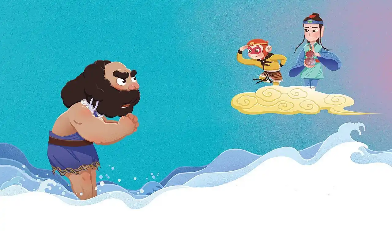 《西游记》第二十二回:大战流沙河,沙僧加入取经团队