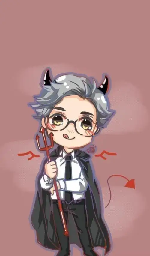 可爱q版萌薛之谦